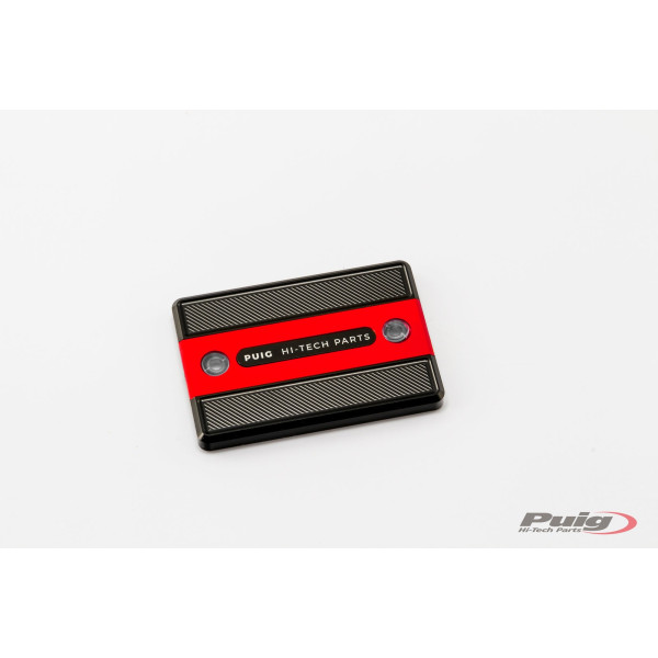 Puig Puig front brake fluid reservoir cover | red | various yamaha models
